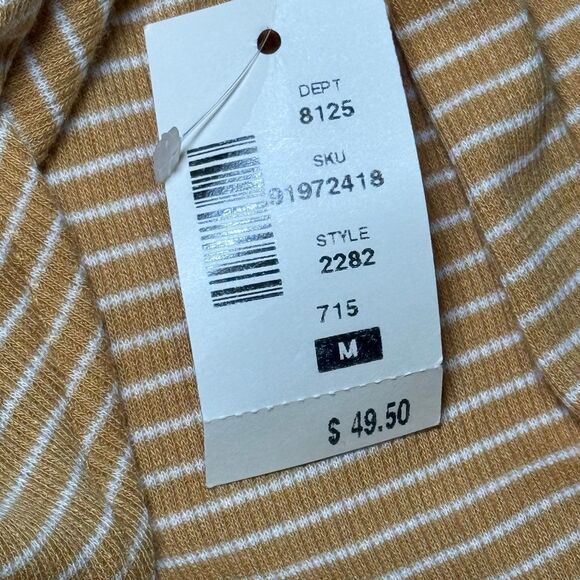 Aeropostale NWT Striped Off-The-Shoulder V-Wire Fit & Flare Dress - Picture 4 of 8